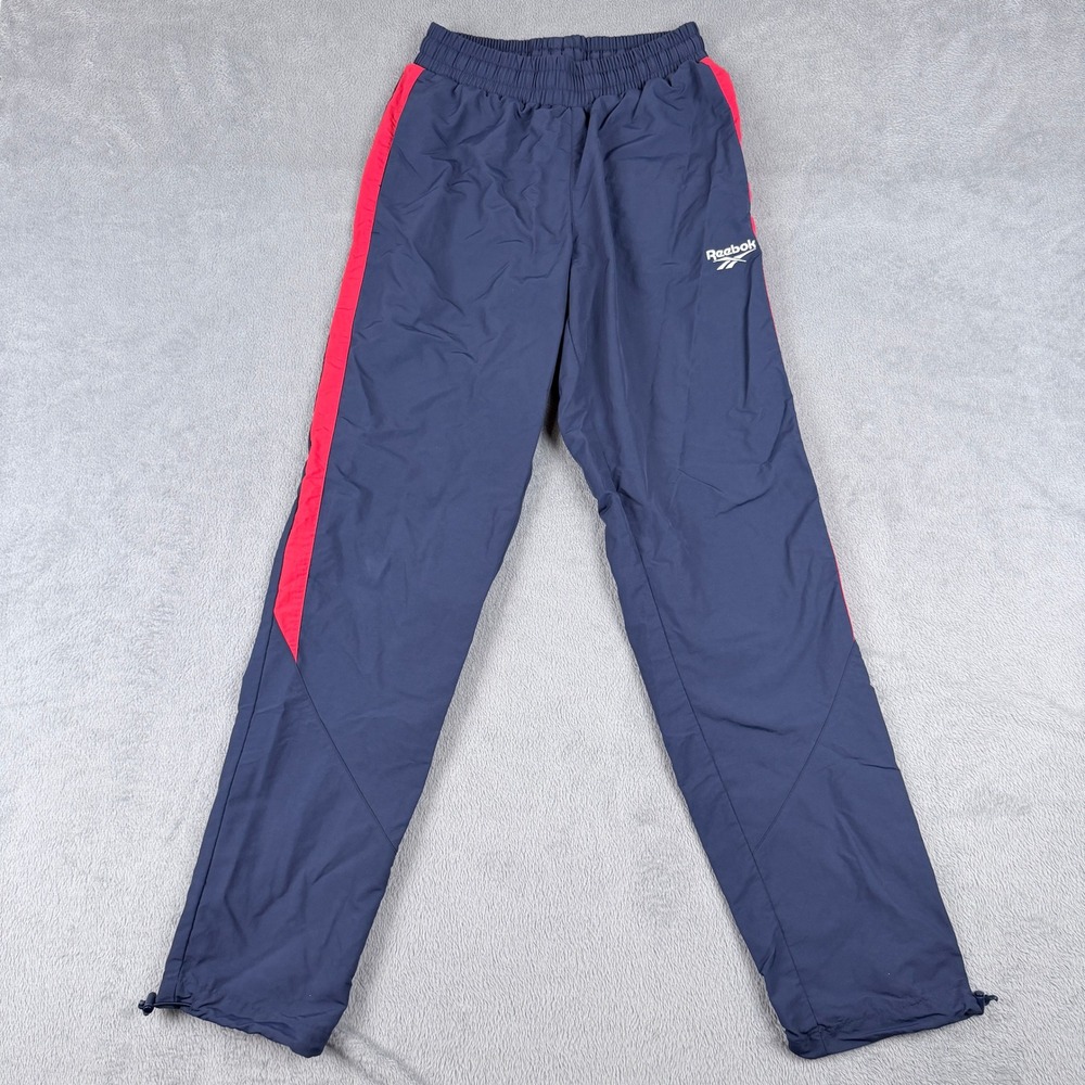 Reebok Classic Navy Red Stripe Windbreaker Track Pants EC4554 Mens Small